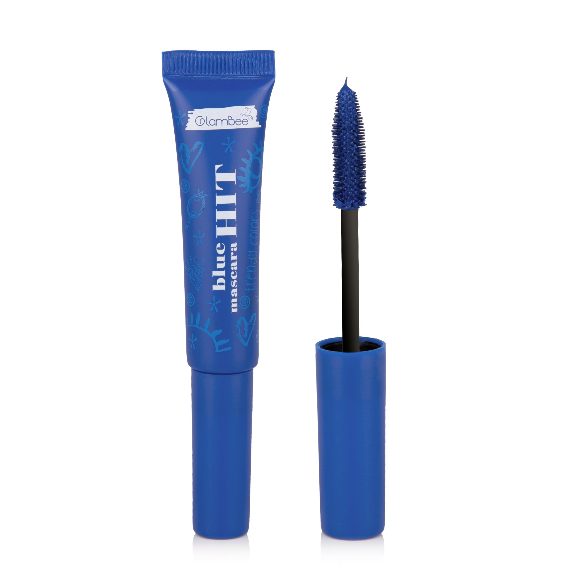 Туш для вій GlamBee HIT Mascara синя, 14 г